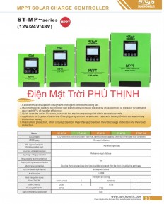 Quản Lý Sạc MPPT 12V/24V/48V  30A - 60A